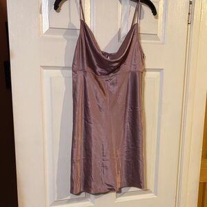 Victoria's Secret Mauve Satin Chemise